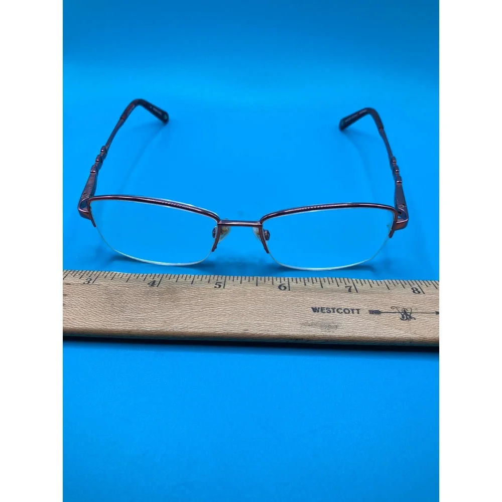 Bulova Missoula Eyeglasses Women 51-17-135 Rose Titanium *Frames Only*